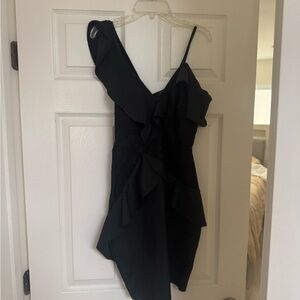 WOW Couture Black Asymmetrical Dress